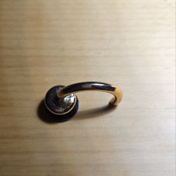 Gold Hoop Jibbitz Croc Charm