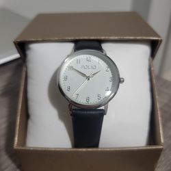 Folio Women's Faux Leather Watch