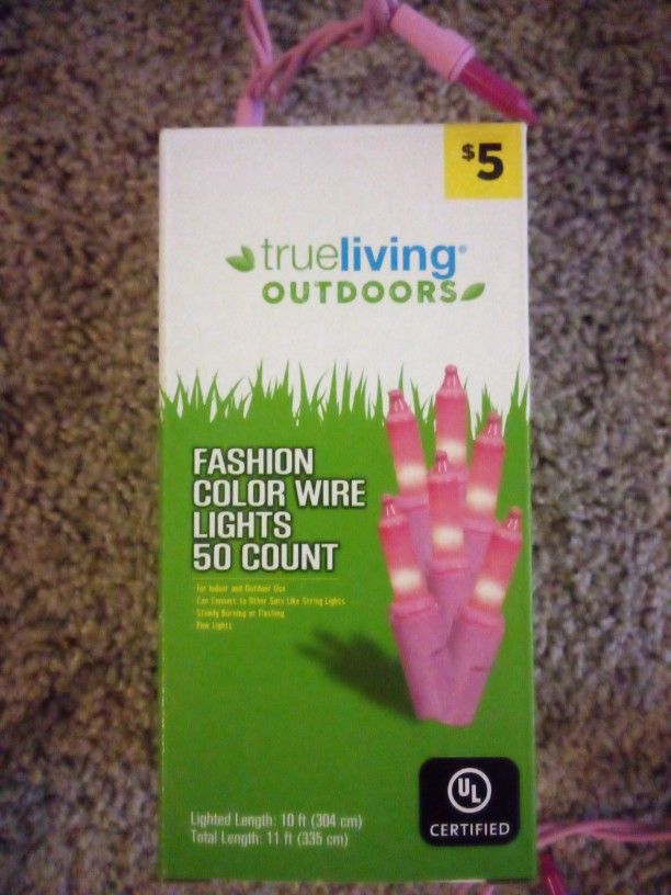 PINK LIGHTS FOR VALENTINE'S DAY OR EASTER!