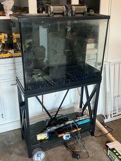 Fish tank with stand