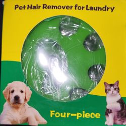 Pet Hair Removal For Laundry, 4 Piece, New