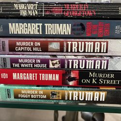 Margaret Truman Books Set Of 6