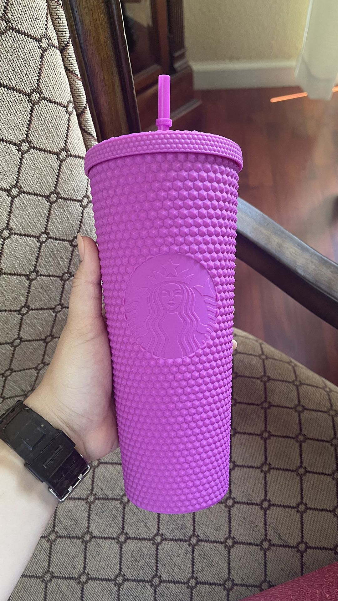Starbucks Taiwan Lilac purple matte Studded 24oz cold cup