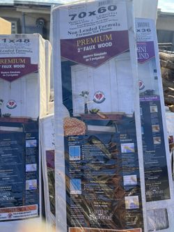 Wooden Blinds New In Box