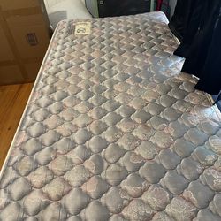 Twin size bed with mattress and bed frame