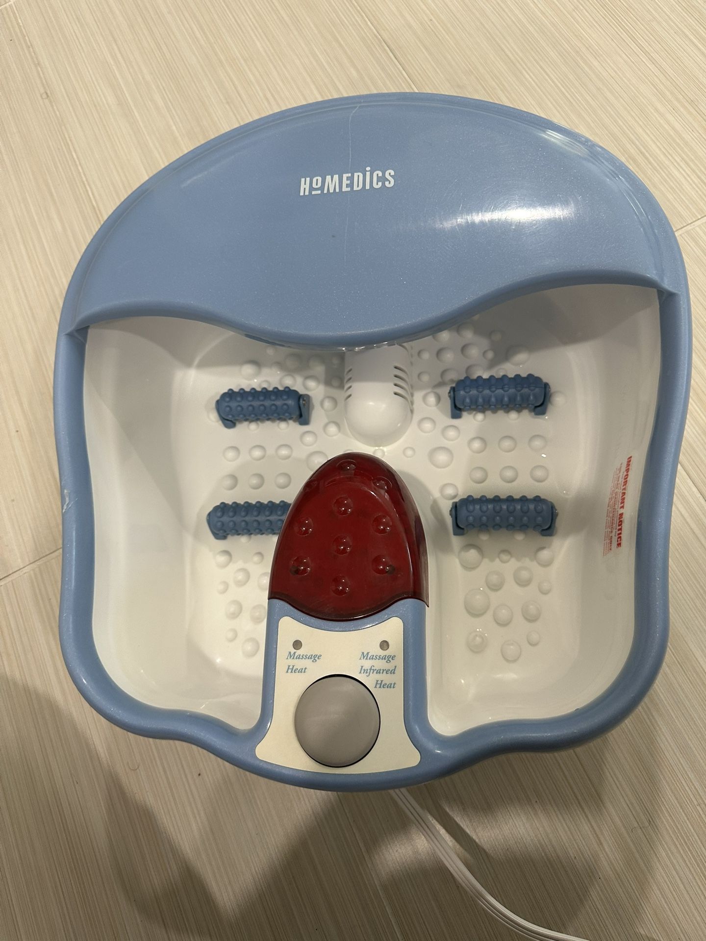 Foot Spa HomEdics Body Basics Massaging Foot Spa Bath SOLE THERAPY with Heat