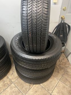 SET BRIDGESTONE DULER 255/70/18 SEMI NEW 95%TREAD LIFE $300 PRICE INCLUDE PROFESSIONAL INSTALLATION AND TAX