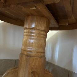 Really sturdy heavy wooden table