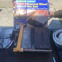 Diamond Wheel Wet Saw