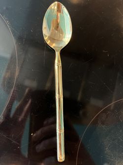 Vintage 55-piece Stanley Roberts Japan Stainless Gold Bamboo