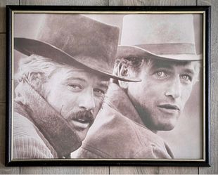 Vintage Classico San Francisco Butch Cassidy & Sundance Kid Framed Print