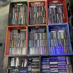 600+ cds rock/metal to hip hop $350 obo very negotiable. Pick up ASAP.  