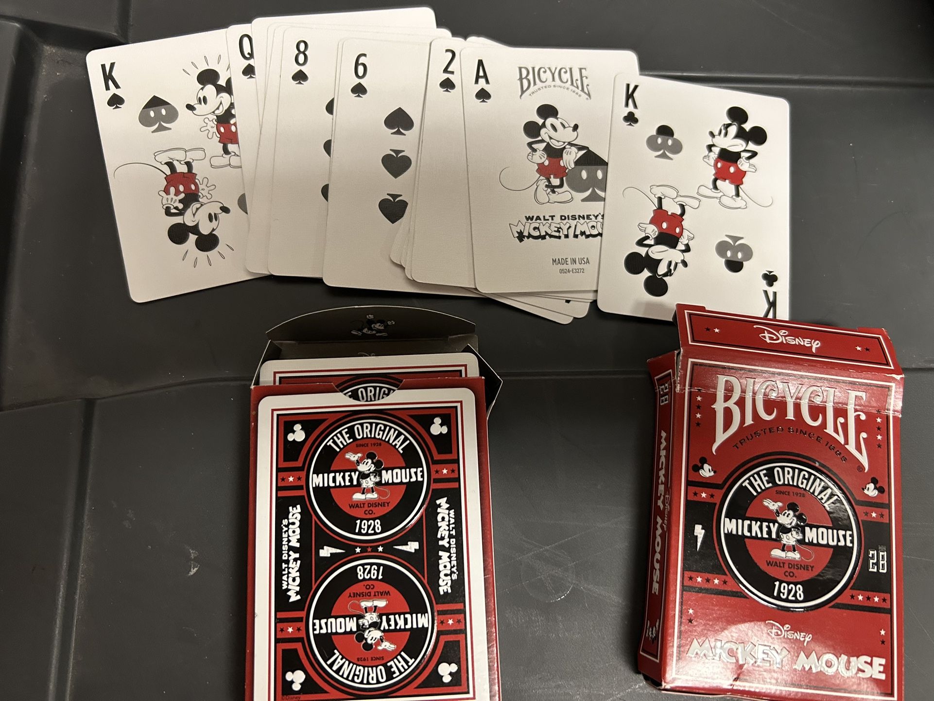 Mickey Mouse playing cards set of 2 