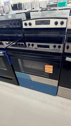 New Amana Electric Stove Range Stainless Steel