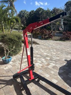 2-Ton Folding Shop Crane (Never Used)