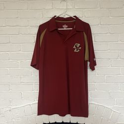 Mens Boston College Golf Polo Shirt 