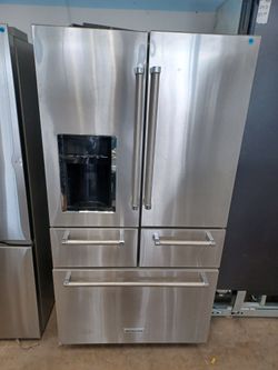 KITCHEN AID STAINLESS STEEL FRENCH DOOR REFRIGERATOR