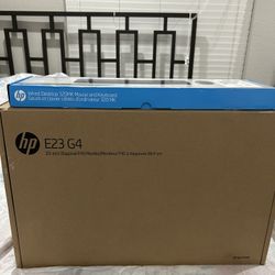 HP E23 G4 MONITOR AND KEYBOARD!!!!