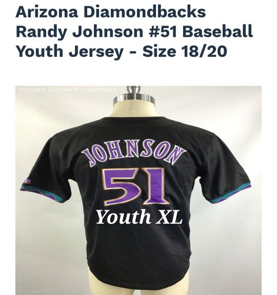 Diamondbacks Jersey Youth XL Johnson Vintage for Sale in Avondale, AZ -  OfferUp