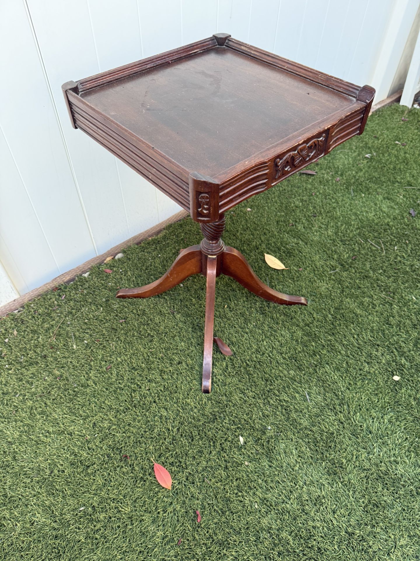 Antique Mahogany End Table