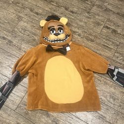 Freddy Costume. Shirt And Mask Only. Boys 7/8