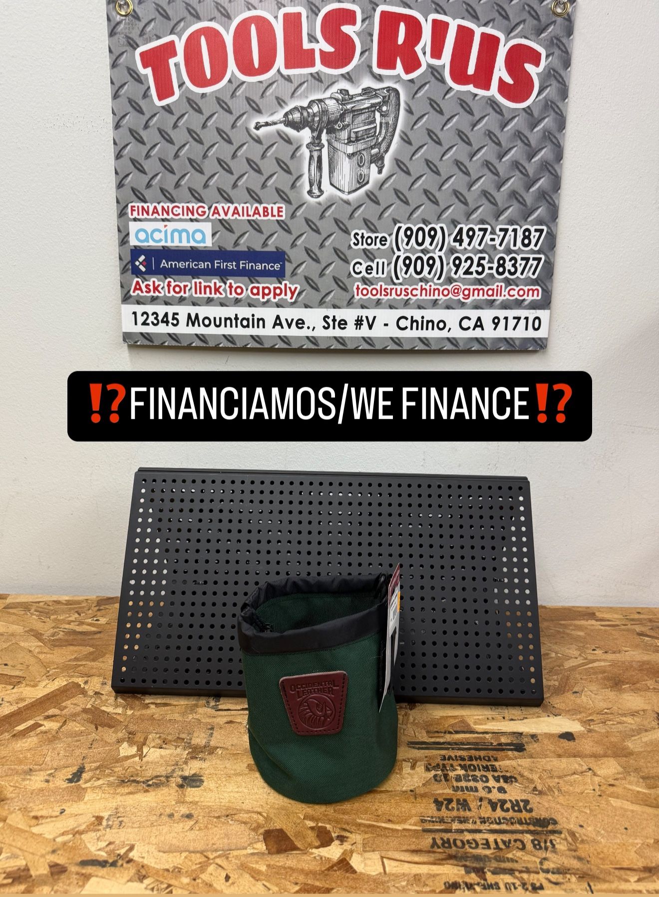 8552 OCCIDENTAL LEATHER Oxy Pro Pouch Md**(FINANCIAMOS/WE FINANCE)**