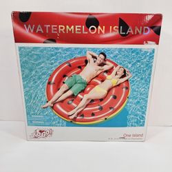 Bestway H2OGO! 6'2" Red Watermelon Island Inflatable Pool Float 1.88m 