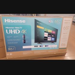 HISENSE 65 INCH UHD ROKU TV BLUETOOTH IN STOCK W/WARRANTY - PAYMENT OPTIONS