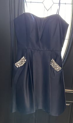 blue short dress