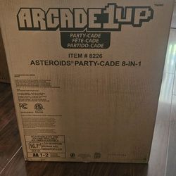 Arcade1Up Asteroids Partycade 8 In 1