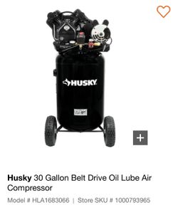 Husky 30 Gallon Compressor Ultra Quiet