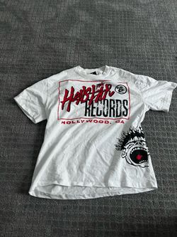 Hollywood Hill Star, white T-shirt, medium Hollywood hell Star, white T-shirt, medium