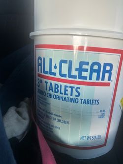 Chlorine tablets