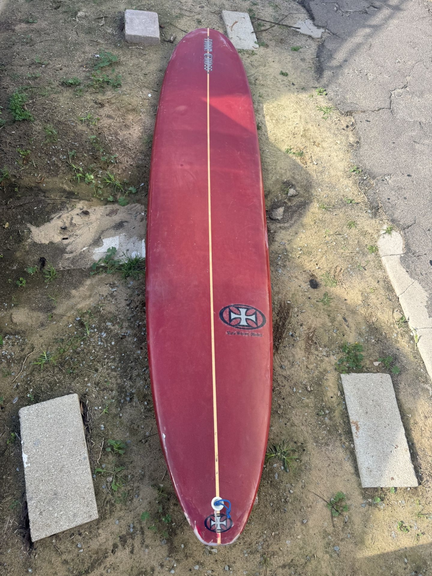 9ft Iron Cross Longboard Surfboard