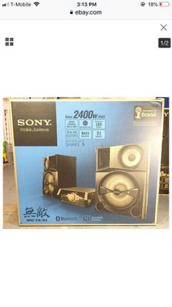 Sony 2400 watt Bluetooth stereo