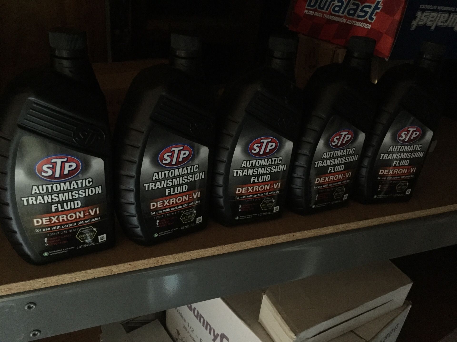 5 quarts of STP Automatic Transmission Fluid Dexron VI