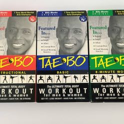 TAE BO Workout VHS  Videos For Men & Women ($2 Each)