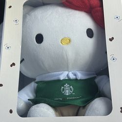 Hello Kitty x Starbucks plushie