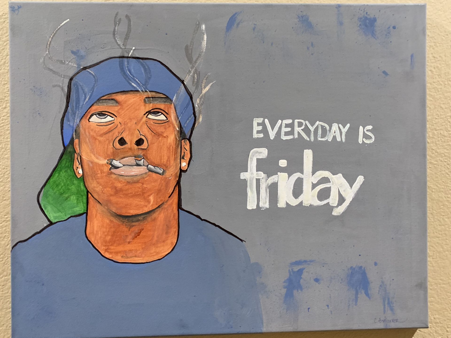 Acrylic painting