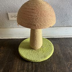 Toadstool Scratch Post for Cats