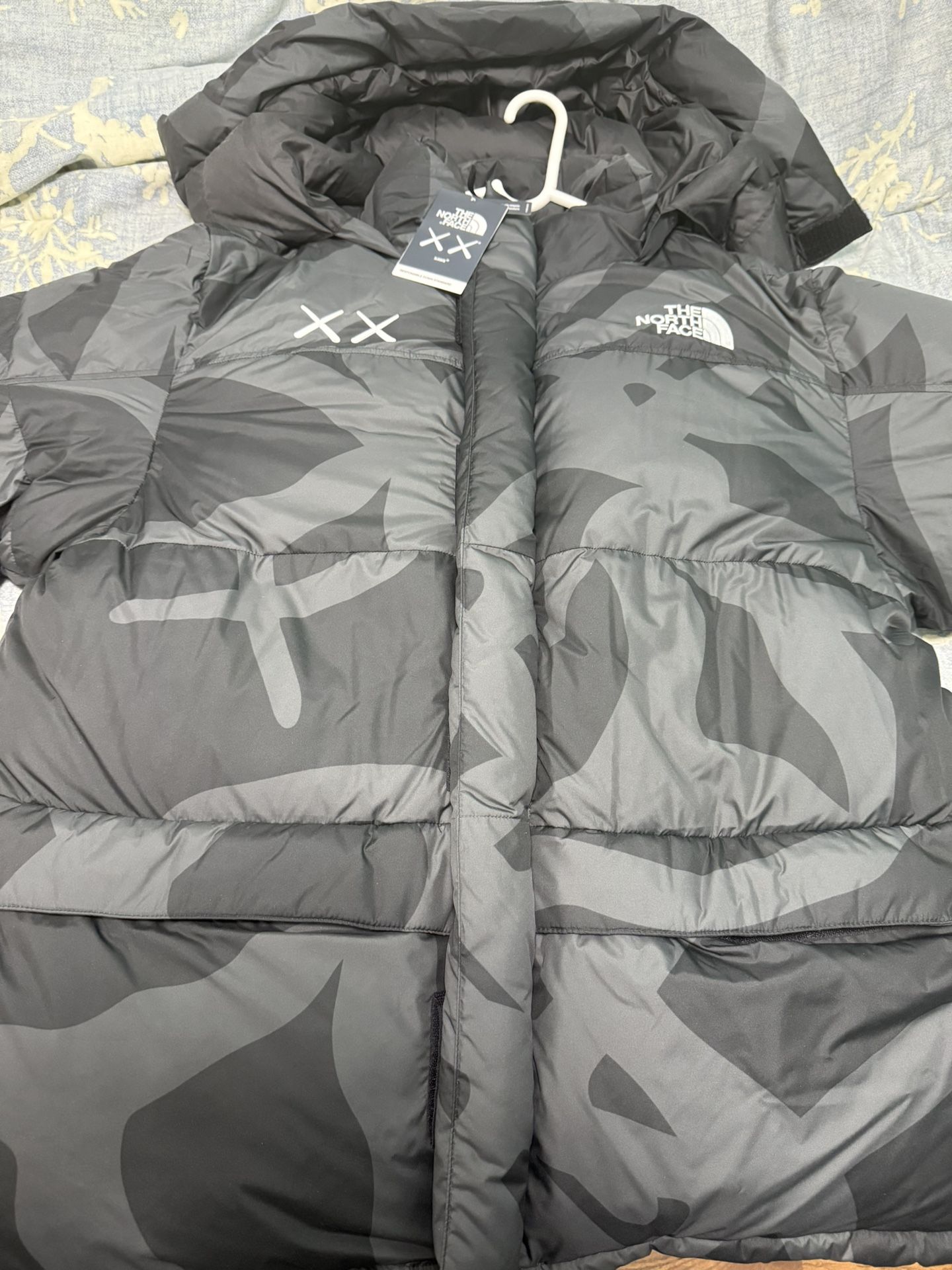 The North Face Kaws Puffer Jacket W/ Hoodie