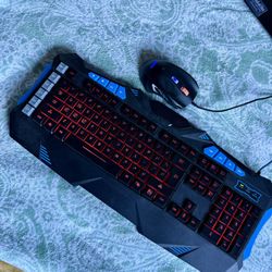 RGB Gaming Keyboard And Mouse