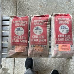 Lead Shot 25lbs Bags