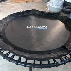 JumpZylla Fitness Trampoline, 44" | Commercial Quality Fitness Rebounder | Stackable | Adjustable Firmness | 325 lb Wt. Rating