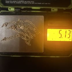 Solid 14k Gold Figaro Chain 