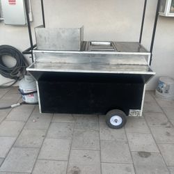 hot dog cart