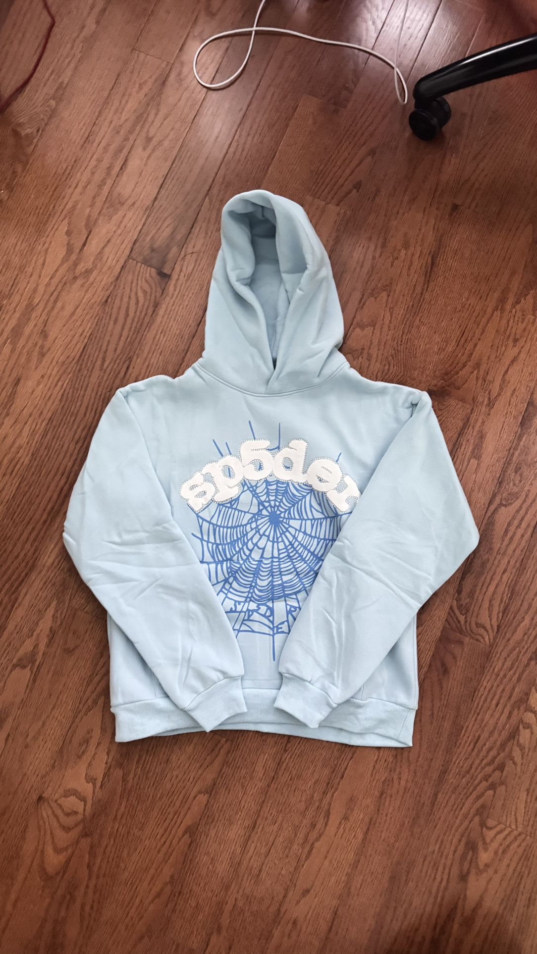 Sp5der hoodie Blue Size S