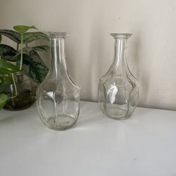 2 Vintage Bottles/Vases