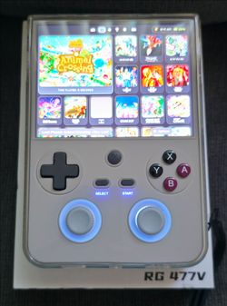 Anbernic RG477V Vertical Handheld (Retro Gray / 12GB RAM / 256GB) – Fully Configured & Ready to Play!