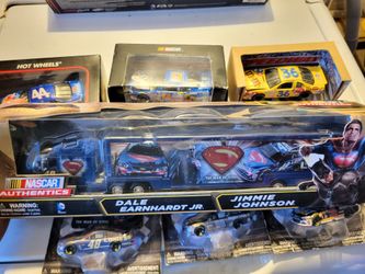 collection of NASCAR die-cast model cars